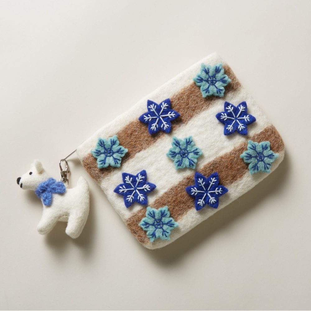 COPY - Sundance Catalog SNOWY MORN POUCHES   Jenny Krauss